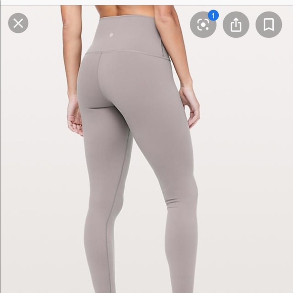 lululemon athletica Pants - Lululemon  wunder under  high waist grey pants